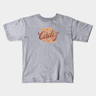 Cádiz City Spain España Retro Vintage Design Kids T-Shirt